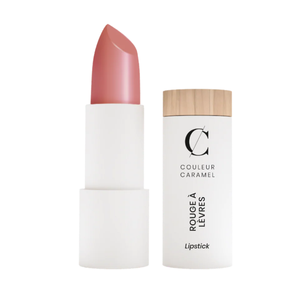 Couleur Caramel Lipstick Ancient Rose geeft zachte satijnen lipkleur