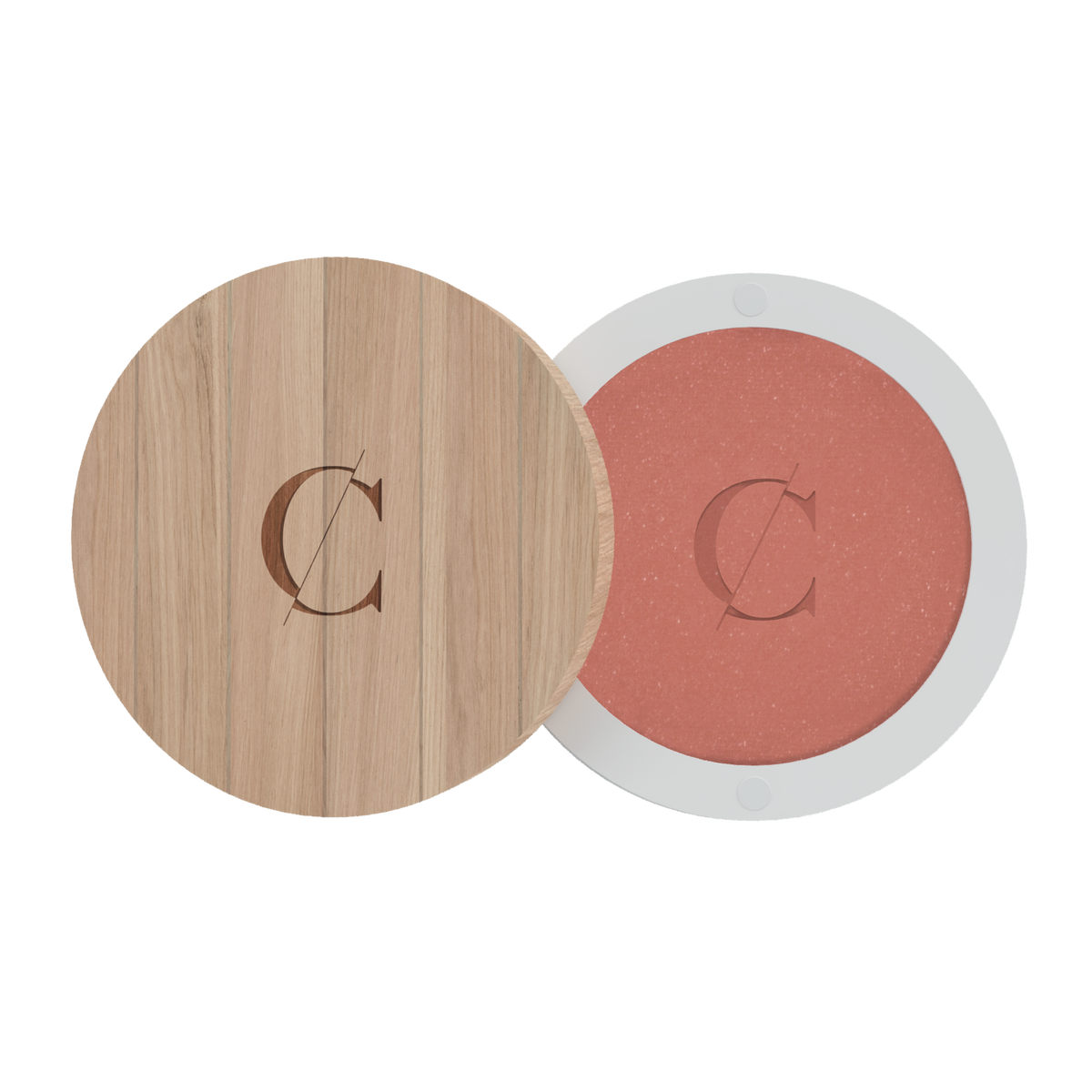 Couleur Caramel Blush Powder Light Pink N°53 for a soft glow