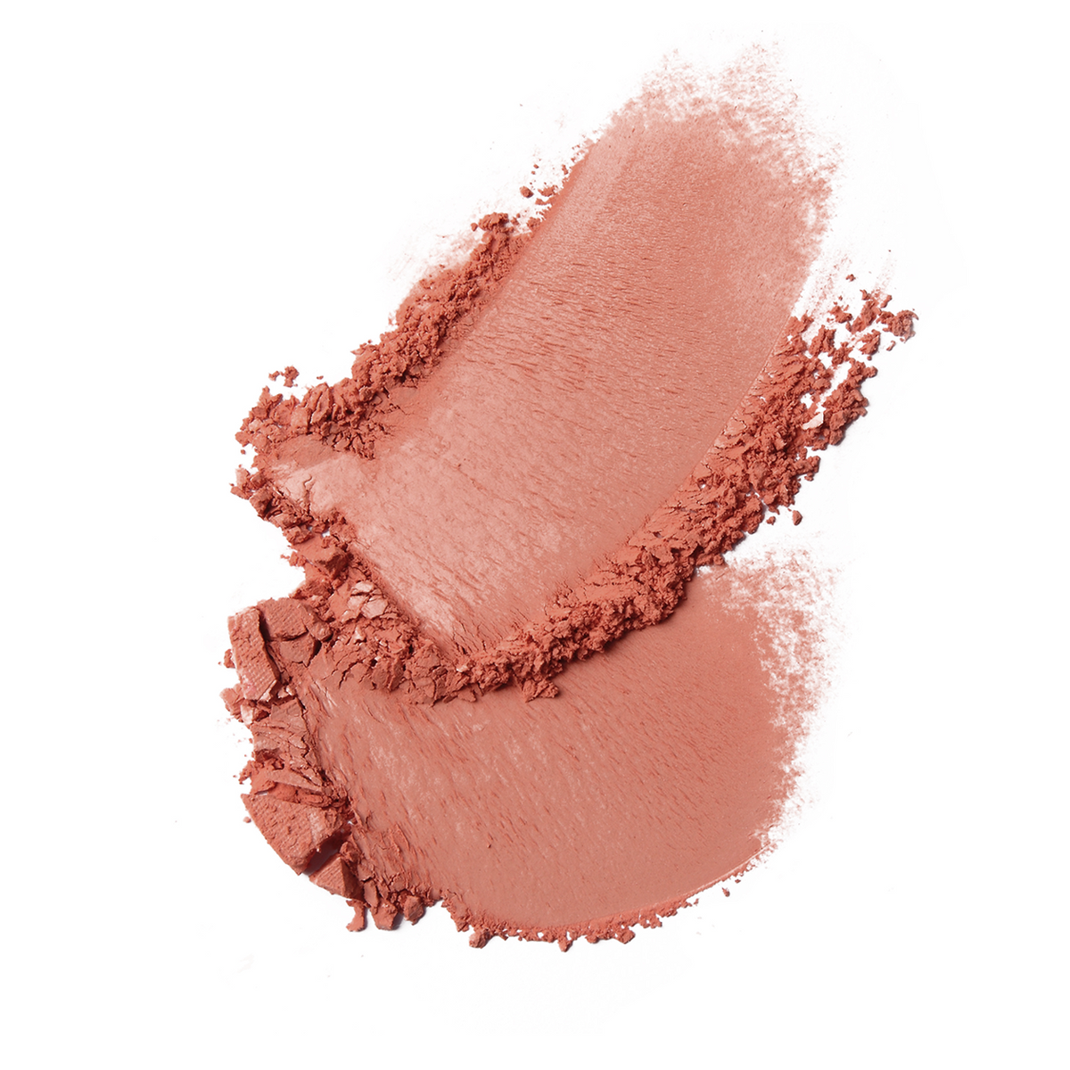 Gros plan de la poudre douce comme la soie du blush Couleur Caramel Peach