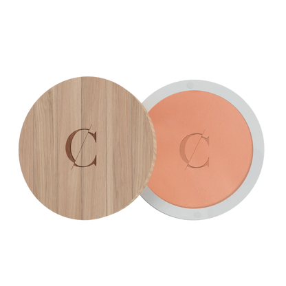 Couleur Caramel Compact Powder Orange Beige naturally mattifies for an even complexion