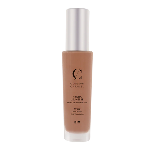 Couleur Caramel Foundation Amber Beige hero voor warme egale teint