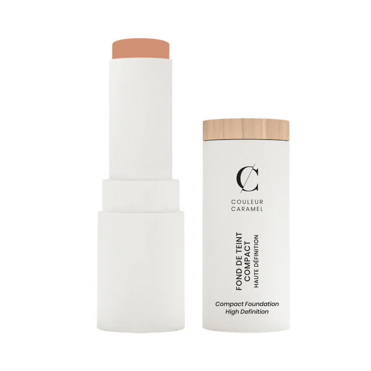 Couleur Caramel Foundation Golden Beige hero voor egale warme teint