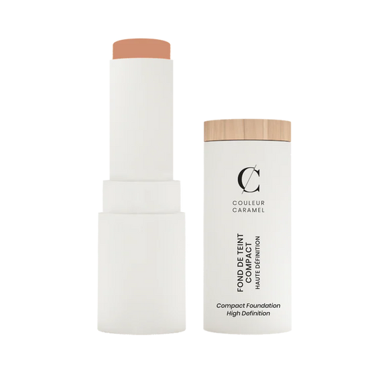 Couleur Caramel Foundation Golden Beige hero voor egale warme teint