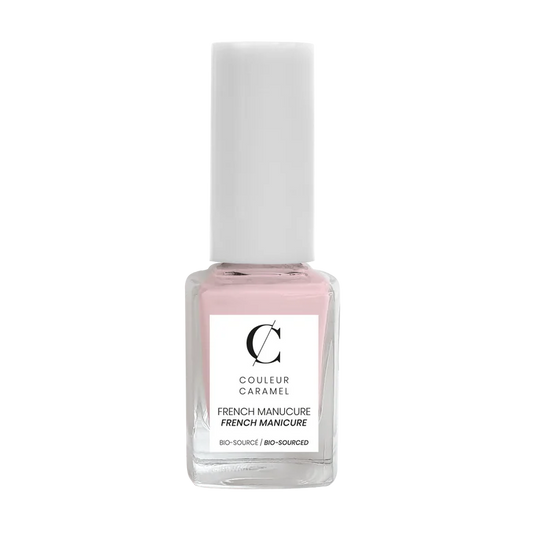Couleur Caramel Nagellak Rose hero met verpakking voor French manicure