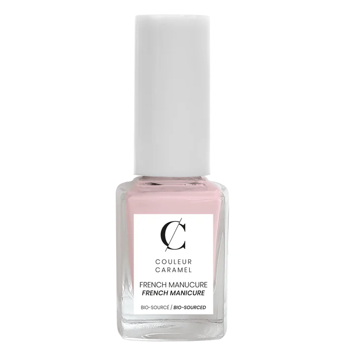 Vernis à ongles Couleur Caramel Rose avec emballage pour une french manucure