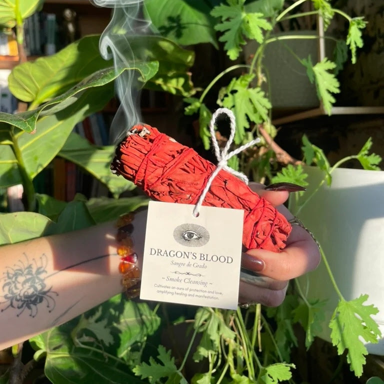 Baguette de sang de dragon Anima Mundi - Ensemble de fumée purificatrice