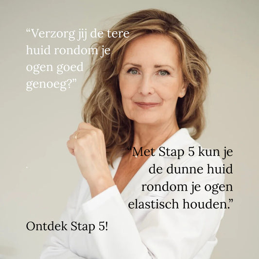 Vermindert kraaienpootjes en fijne lijntjes zichtbaar