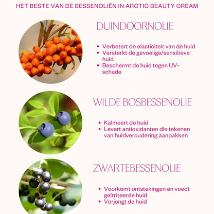 Arctic berries: the best berry oils in Arctic Beauty Cream