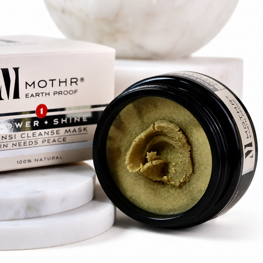 Flower + Shine is een 100% Natuurlijke reiniger en kalmerend masker in één