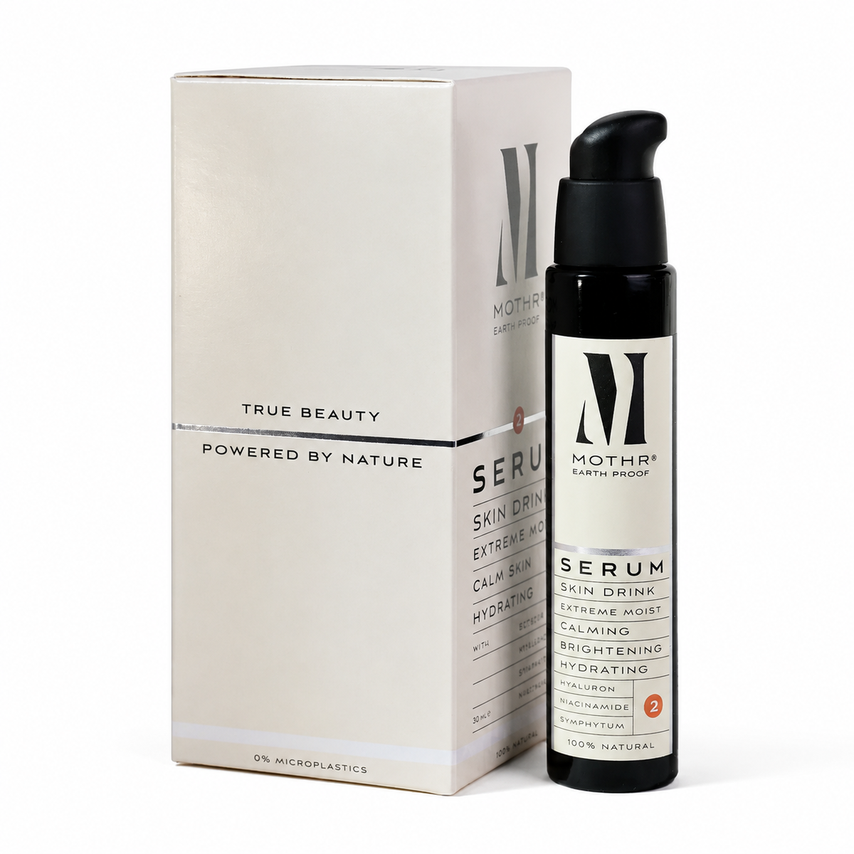 Kalmerend vocht inbrengend serum met hyaluronzuur en niacinamide voor een intens gehydrateerde, zachte en veerkrachtige huid.