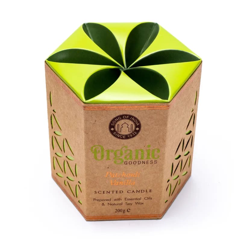 Organic Goodness Geurkaars in Glas Patchouli & Vanille