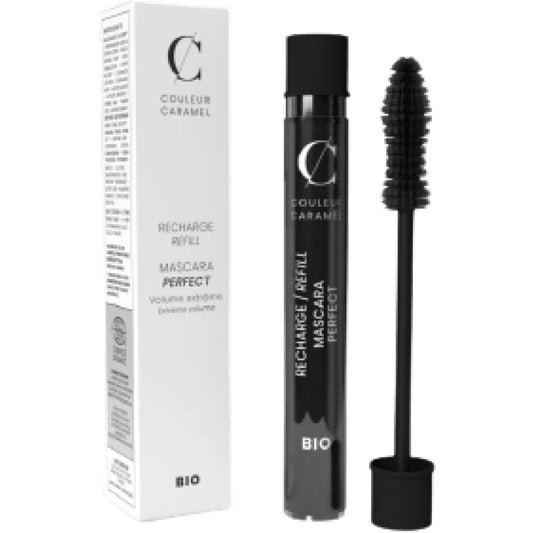 Refill Mascara Bio and Vegan Perfect (241) Extra Black-Couleur Caramel
