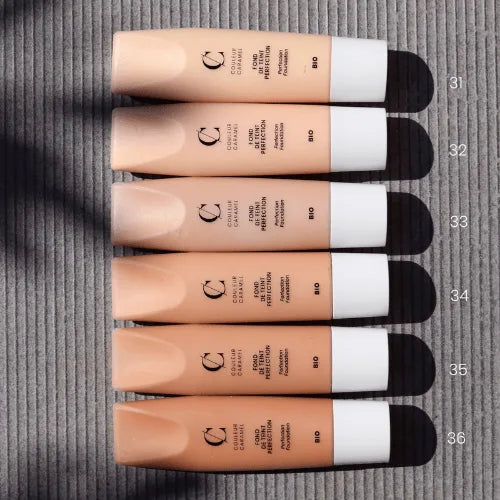 Fond de Teint Bio Perfection N°33 Beige Neutre-Couleur Caramel