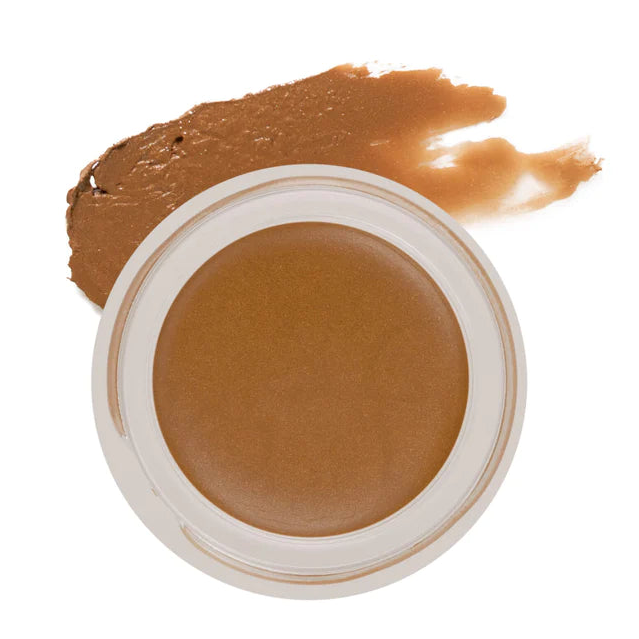 Laat je RAWW beauty stralen met onze  3 in 1 Superfood Face Tint - Butterscotch om je lippen, wangen en ogen te kleuren.