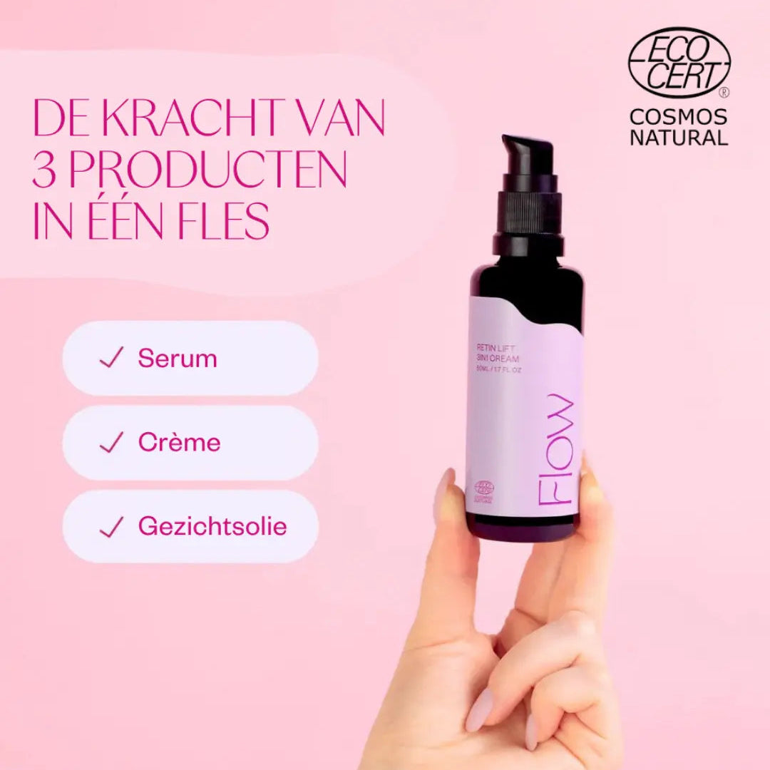 RetinLift 3 in 1 Retinol Cream Renewing&amp;Instant lifting-Flow Cosmetics 