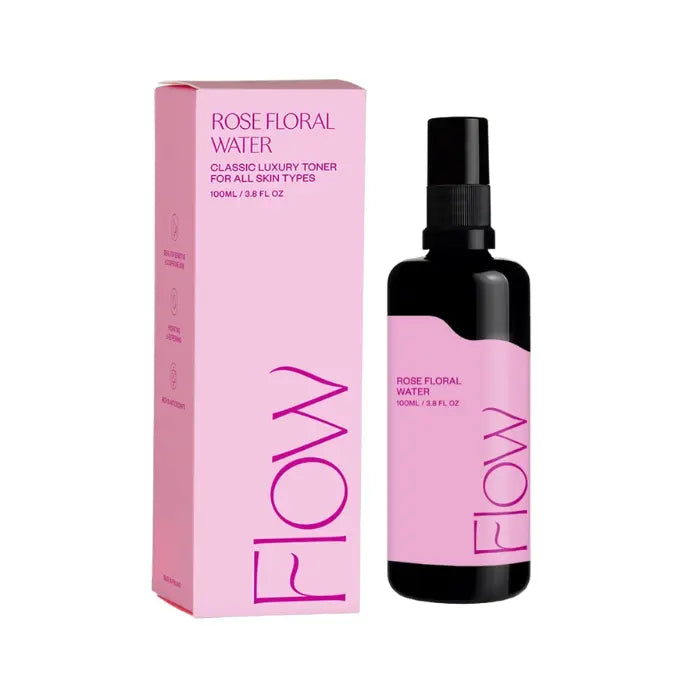 Rose Floral Water Face Mist Gezichtsspray Rozenwater-Flow Cosmetics