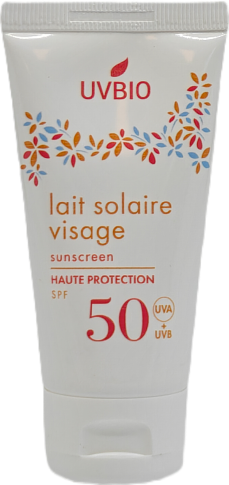 UVBIO zonnebrand face SPF50 bio hoge bescherming natuurlijke glow gezicht