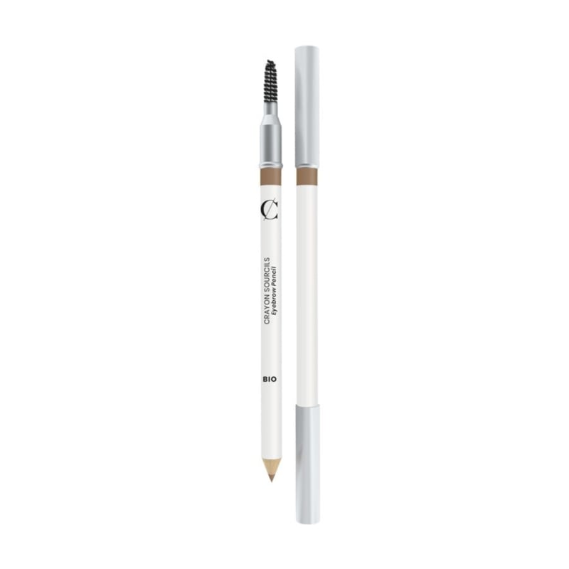 Crayon Sourcils Bio N°126 Blond Clair de Couleur Caramel avec goupillon
