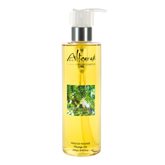 Altearah massage olie nutritive 250ml zonder essentiële oliën natuurlijke huidverzorging gevoelige huid voeding en herstel