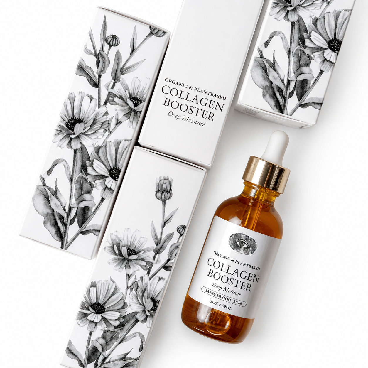 Collagen Booster Deep Moisture serum met verpakking