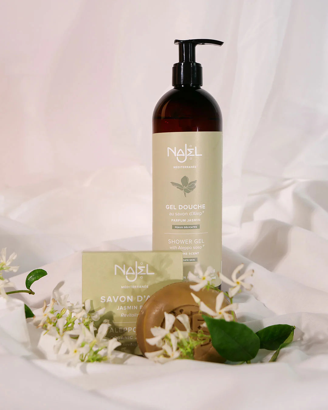 Najel Gel Douche d'Alep Parfum Jasmin-Bio