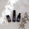 La Twist Skincare Sample Set: minis van de Herbal Goddess Cleanser, Wild Flora Mist en Sun to Moon Serum