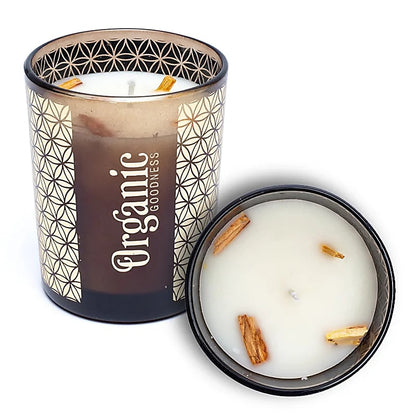 With the purifying, grounding aromas of palo santo and cedarwood.