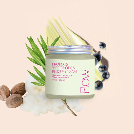 Crème de sauvetage à la propolis et aux probiotiques - Flow Cosmetics