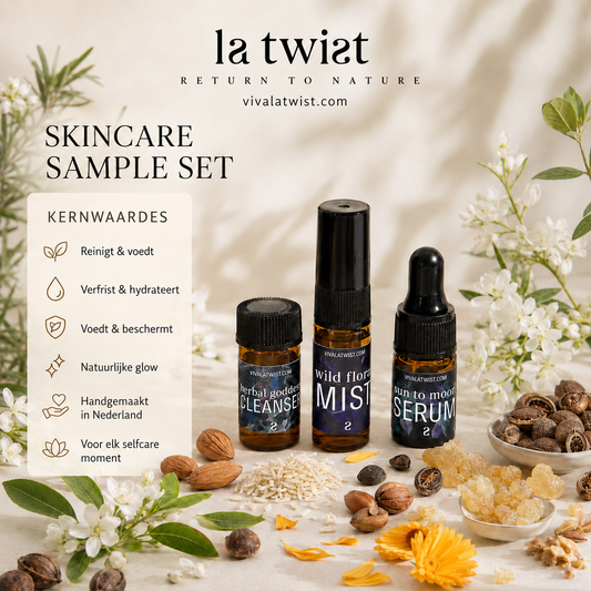 Sample set vivalatwist.com, complete set voor je huis alle huidtypen.