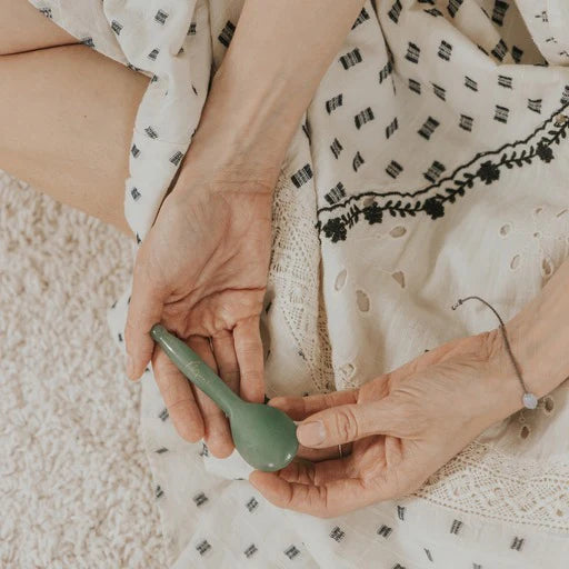 Moonie Aventurijn facial Gua Sha spoon