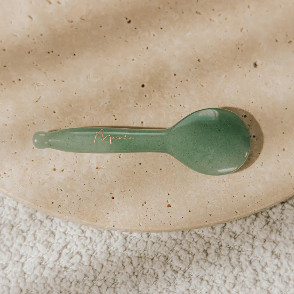 Moonie Aventurijn facial Gua Sha spoon